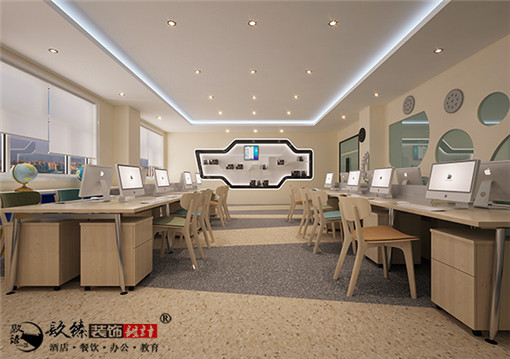 銀川回三學(xué)校裝修設(shè)計(jì)案例_nxjdhl_銀川學(xué)校裝修公司
